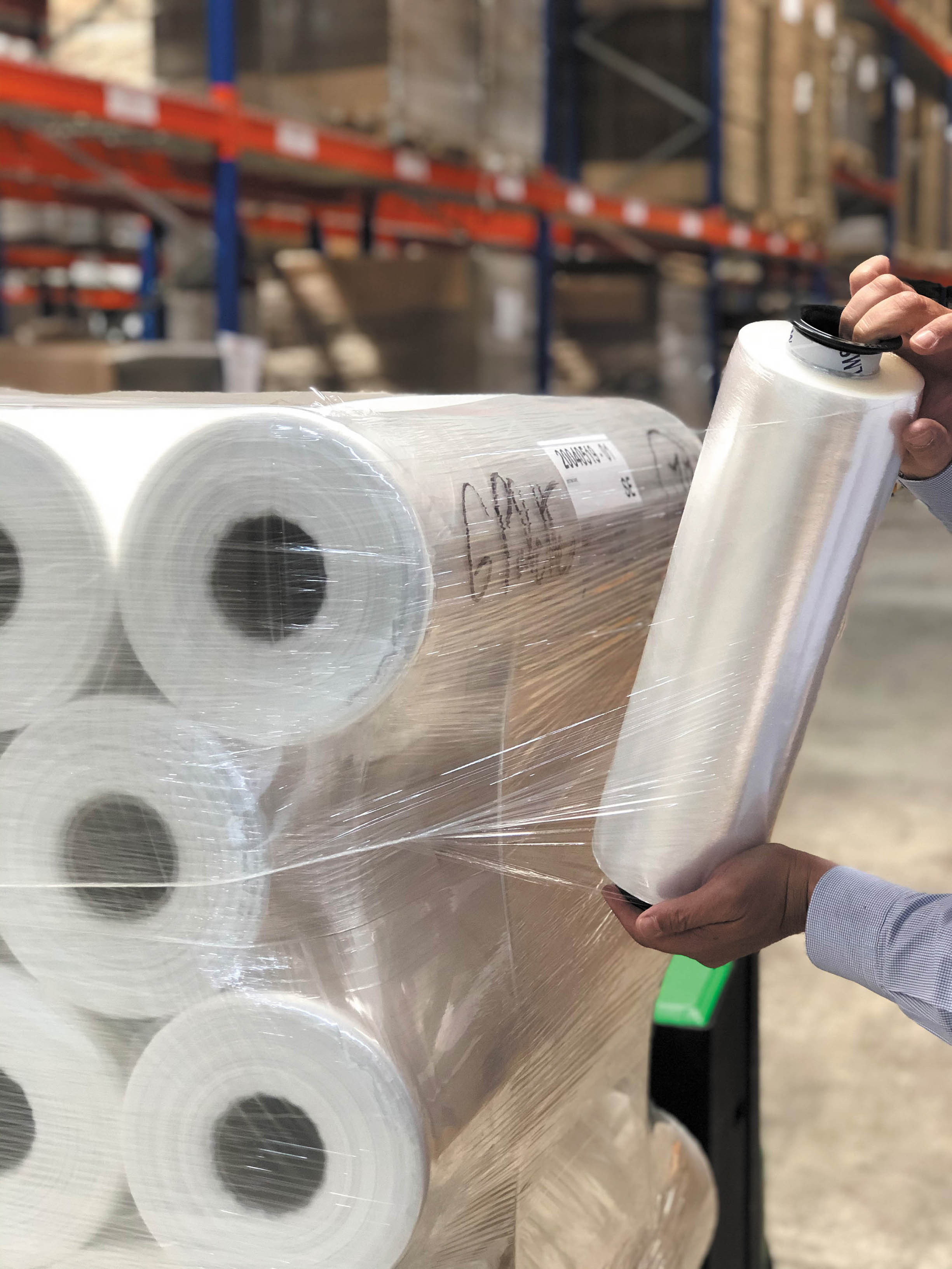 Embout éco pour film étirable manuel