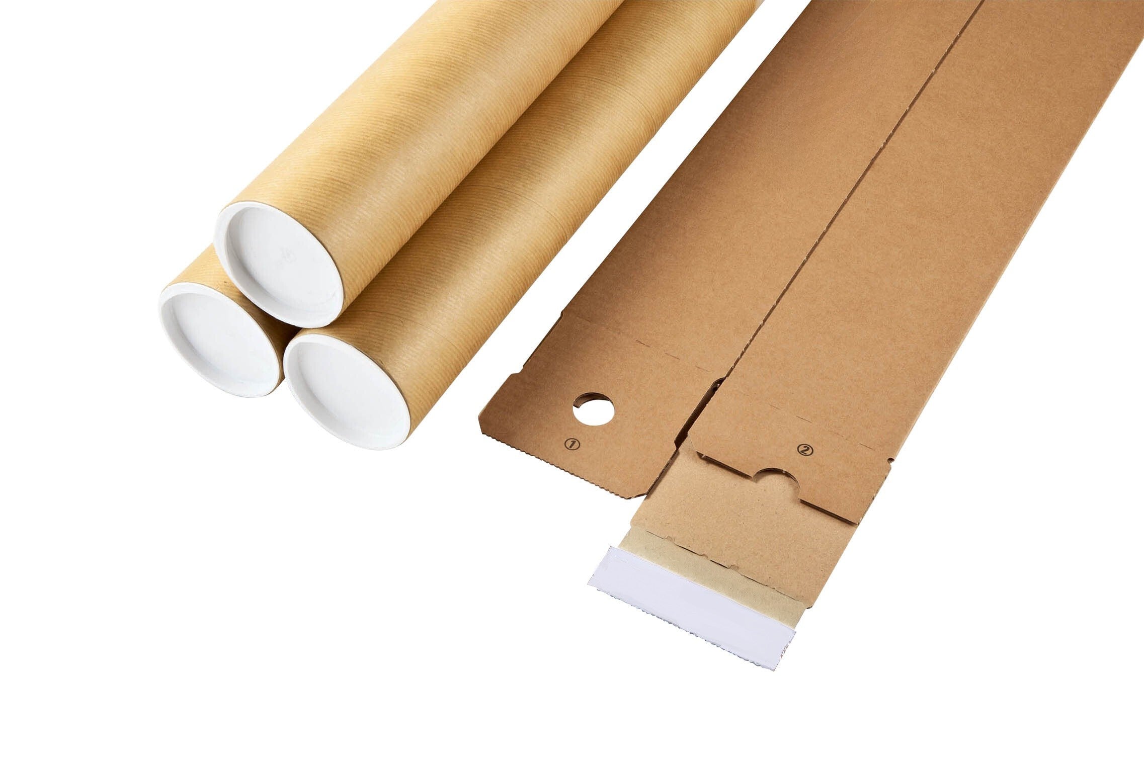 Tube carré bande adhésive