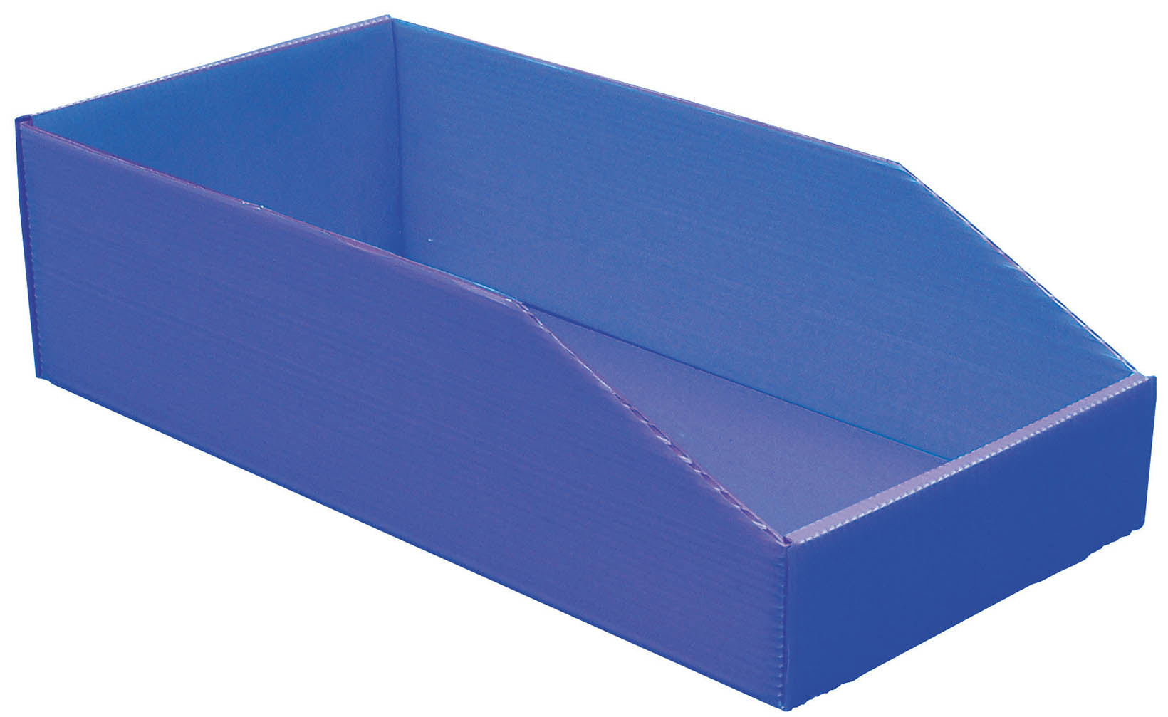 Bac à bec plastique alvéolaire bleu