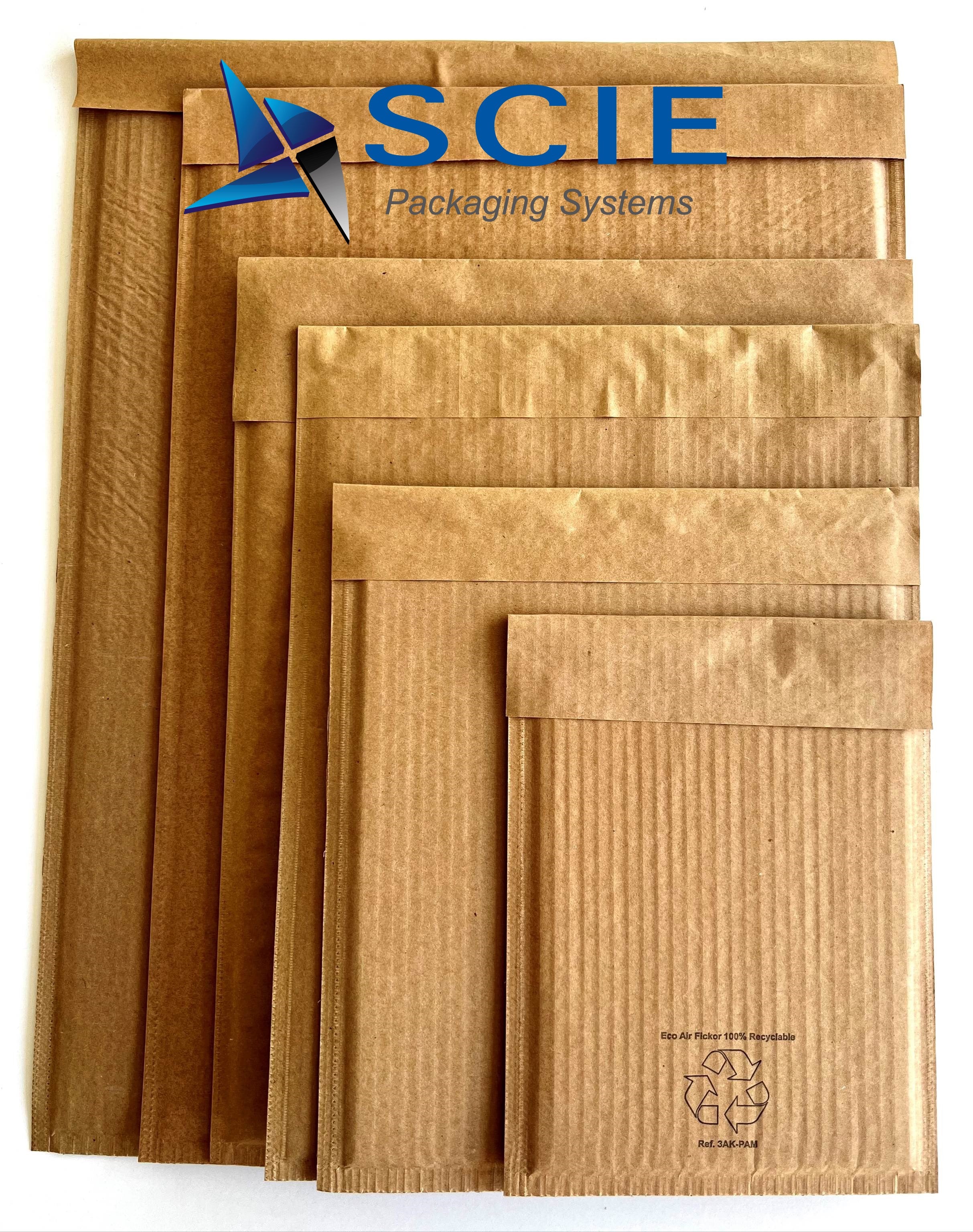 Pochette matelassée en papier ondulé 75g/m²