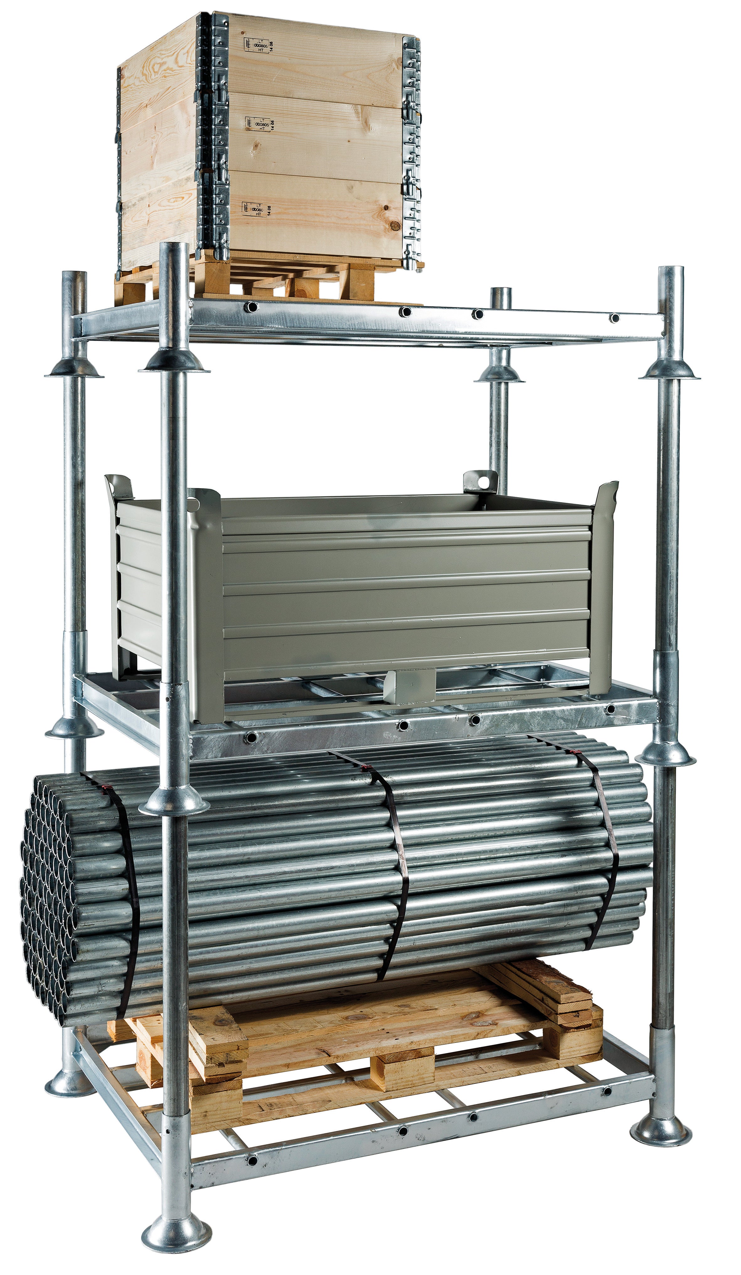 Tubes pour rack mobile