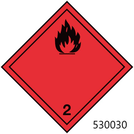 Étiquette matières dangereuses