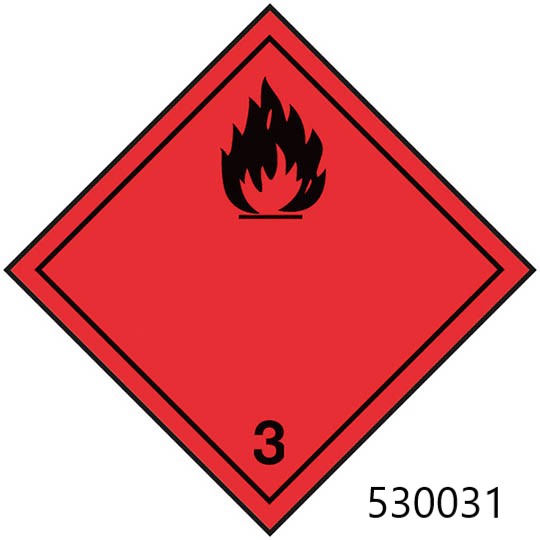 Étiquette matières dangereuses