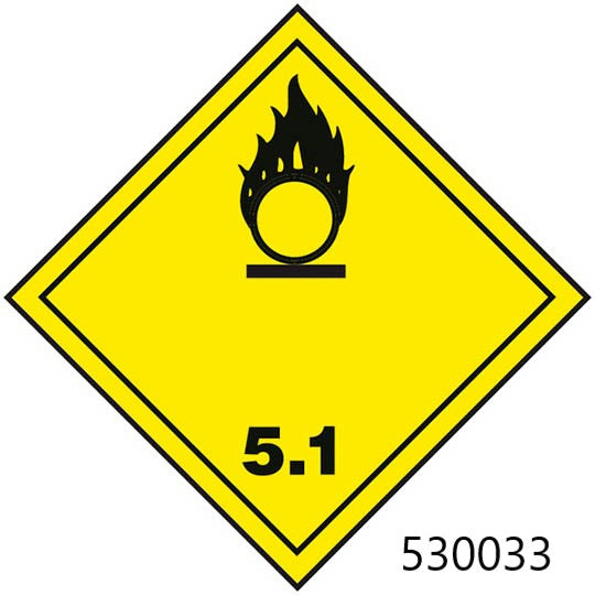 Étiquette matières dangereuses