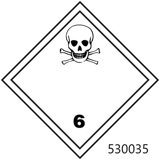 Étiquette matières dangereuses