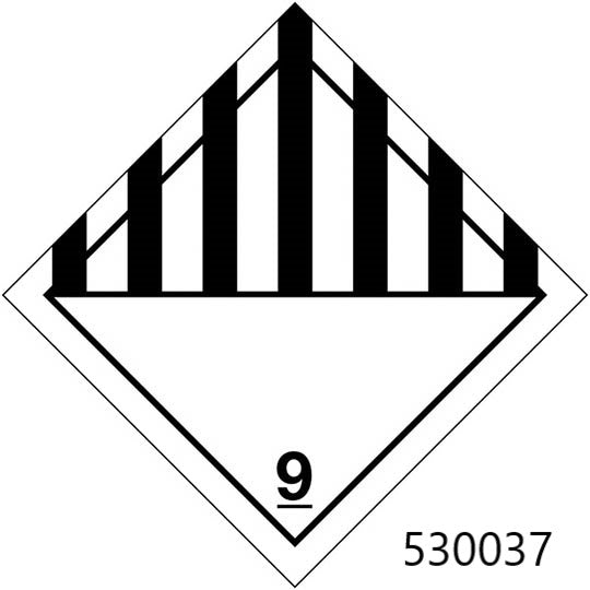 Étiquette matières dangereuses