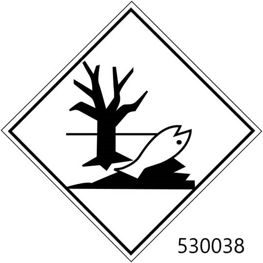 Étiquette matières dangereuses