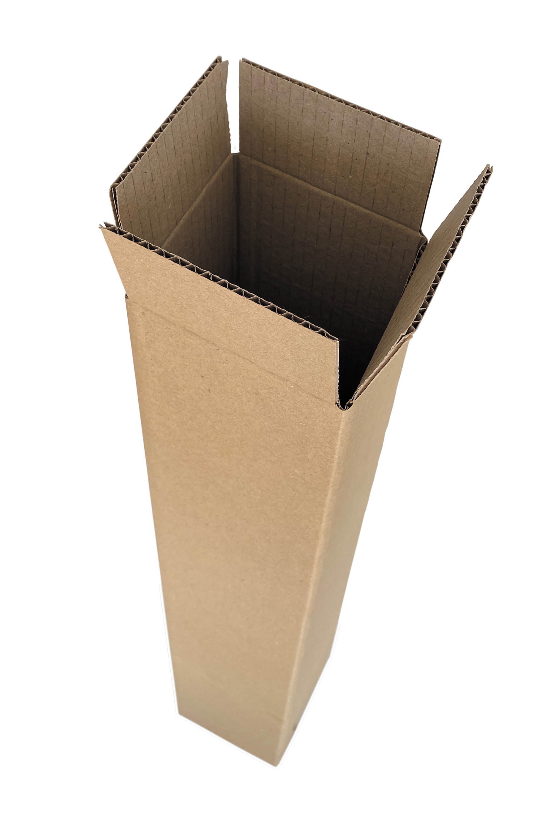 Caisse pour produit long ouverture petit côté