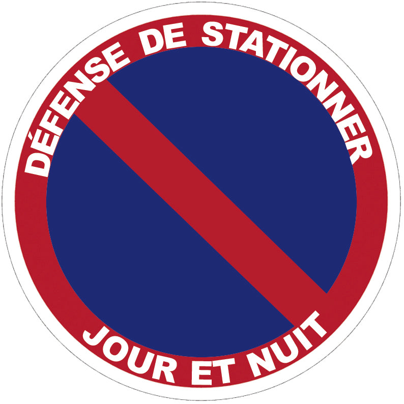Panneau de signalisation jour et nuit