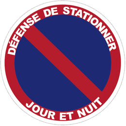 Panneau de signalisation jour et nuit