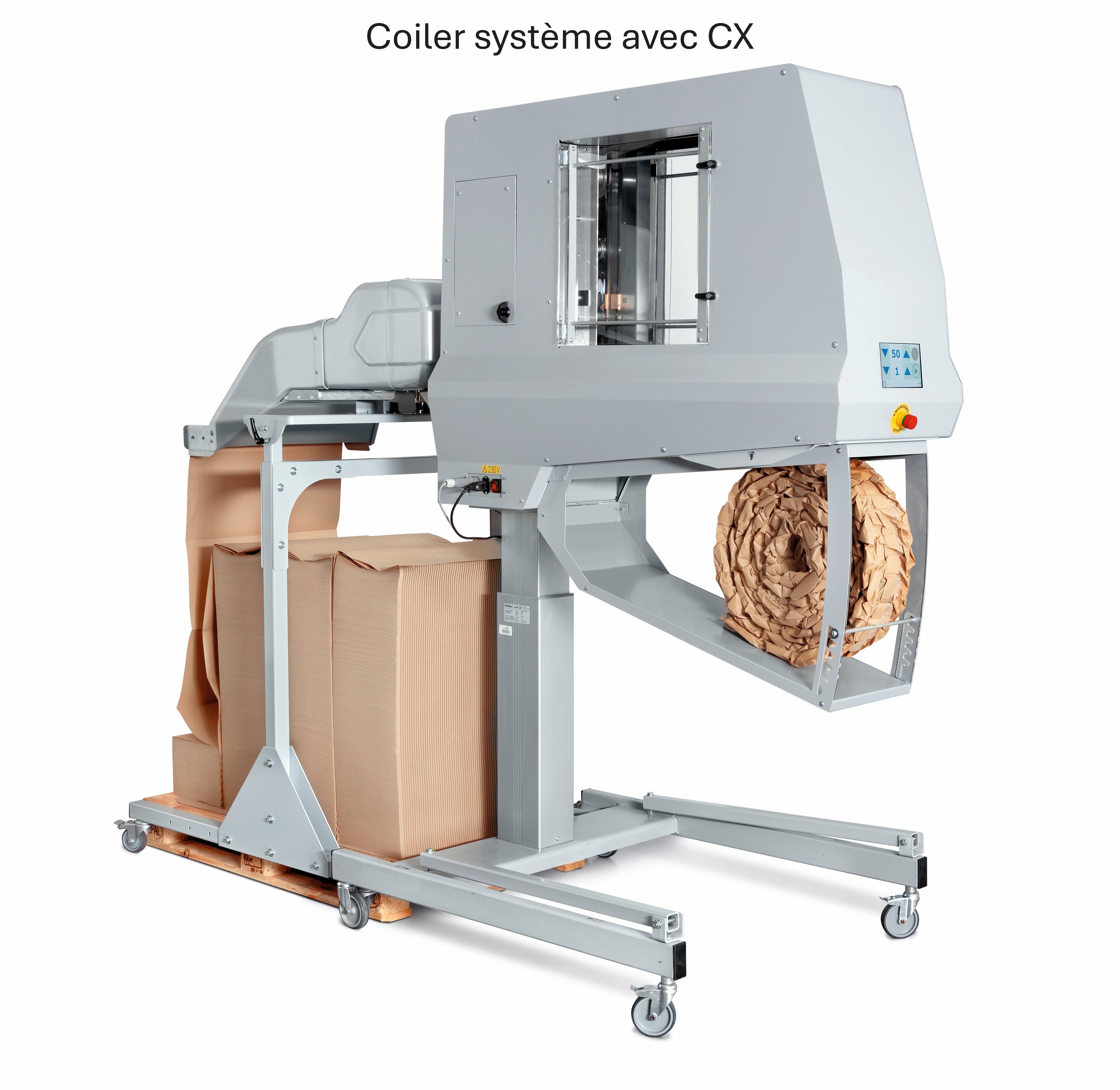Système de calage papier Coiler