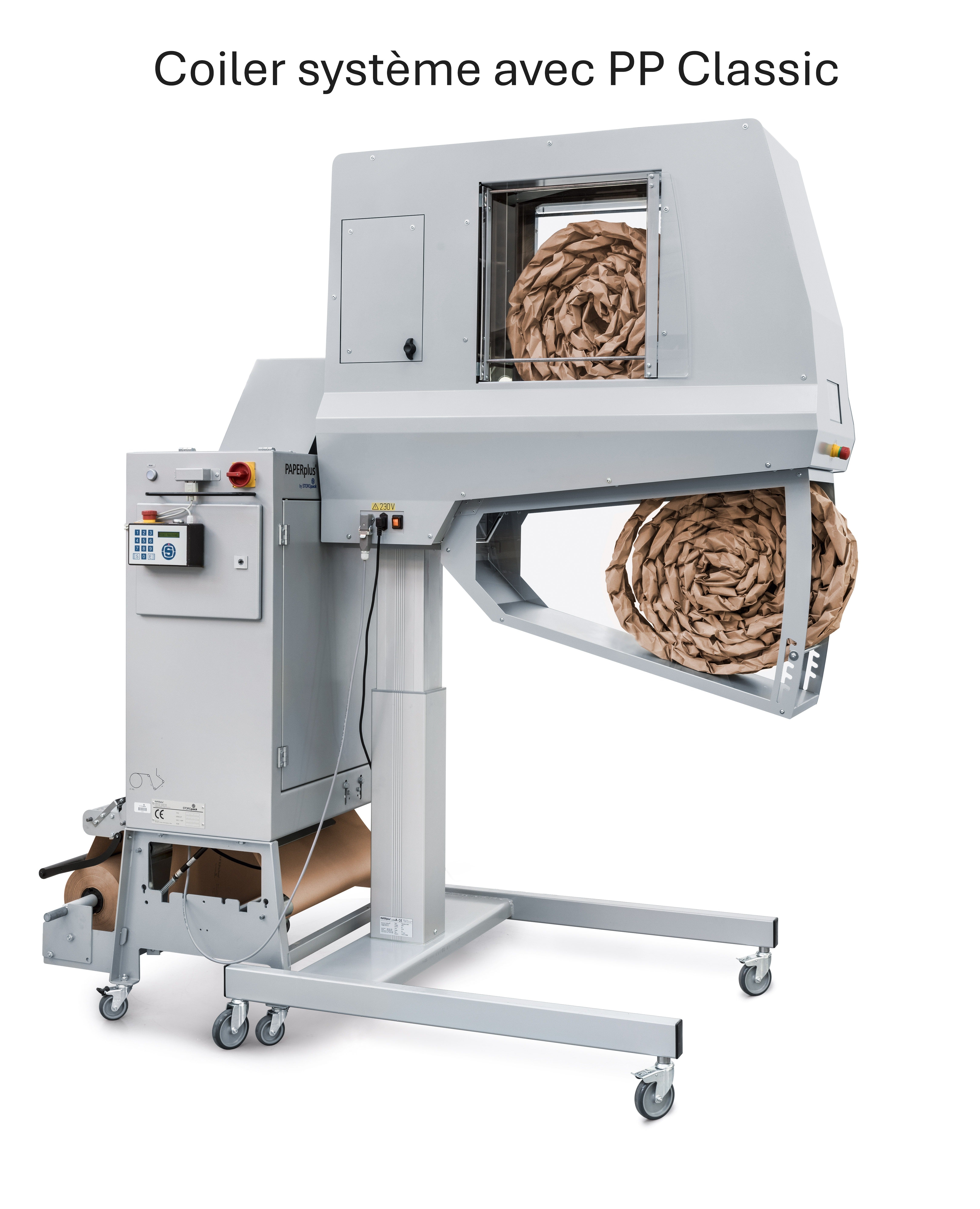 Système de calage papier Coiler