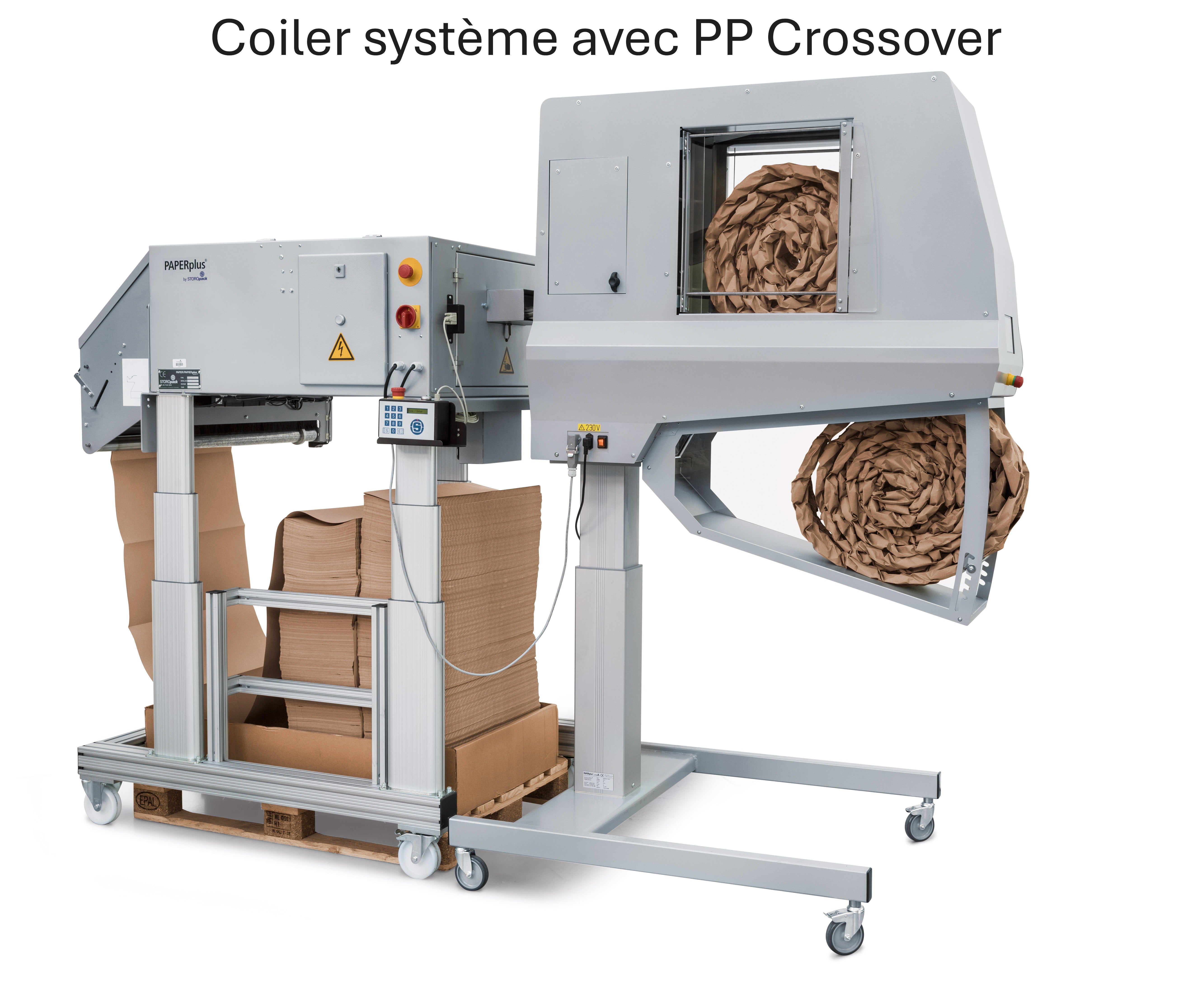 Système de calage papier Coiler