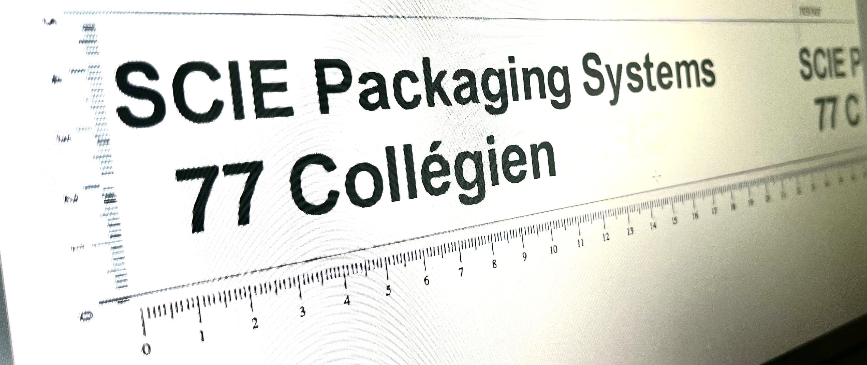 Adhésif personnalisé blanc impression 1 couleur