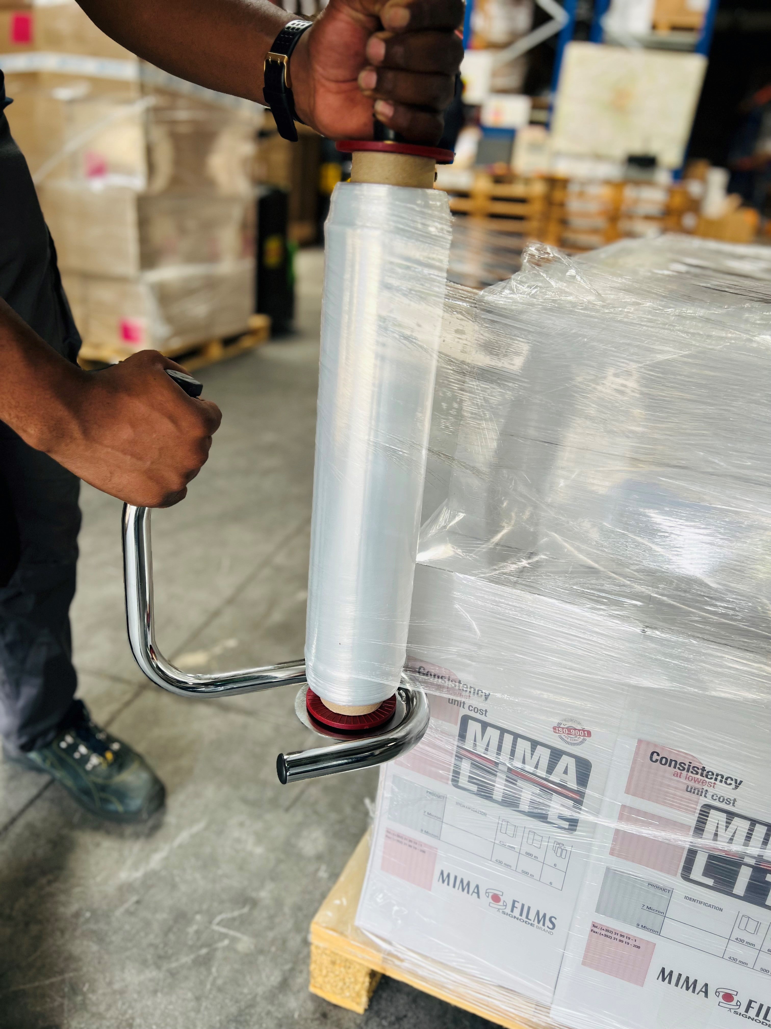 Dérouleur film étirable haut de gamme