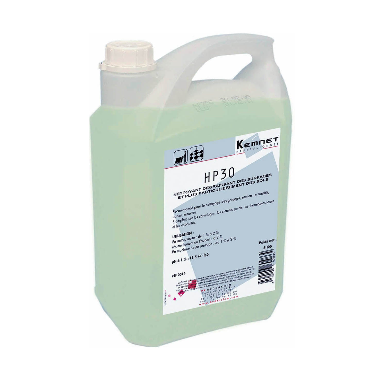 Dégraissant alcalin Kemnet professionnel HP 30
