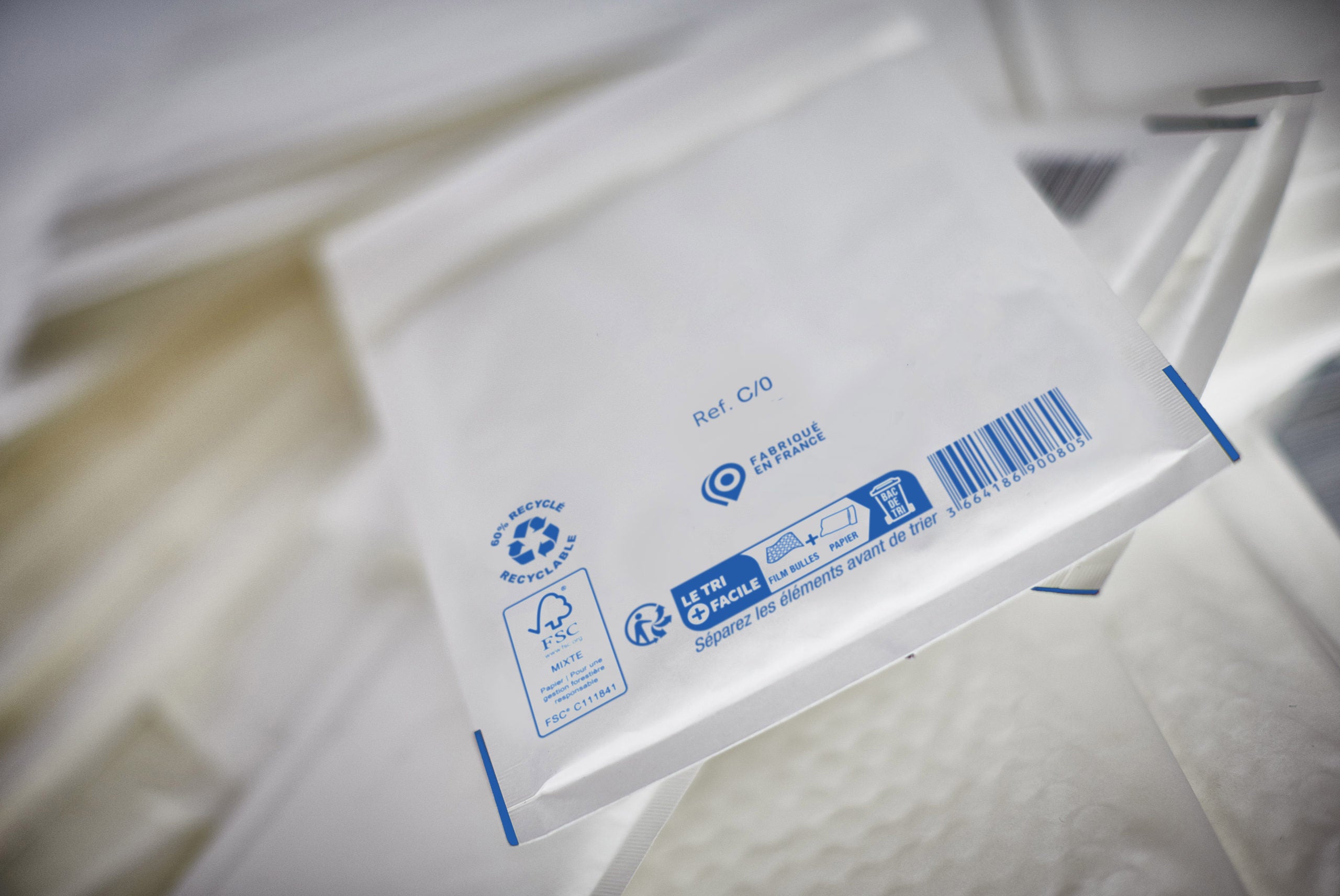 Pochette matelassée bulles 75 g/m²