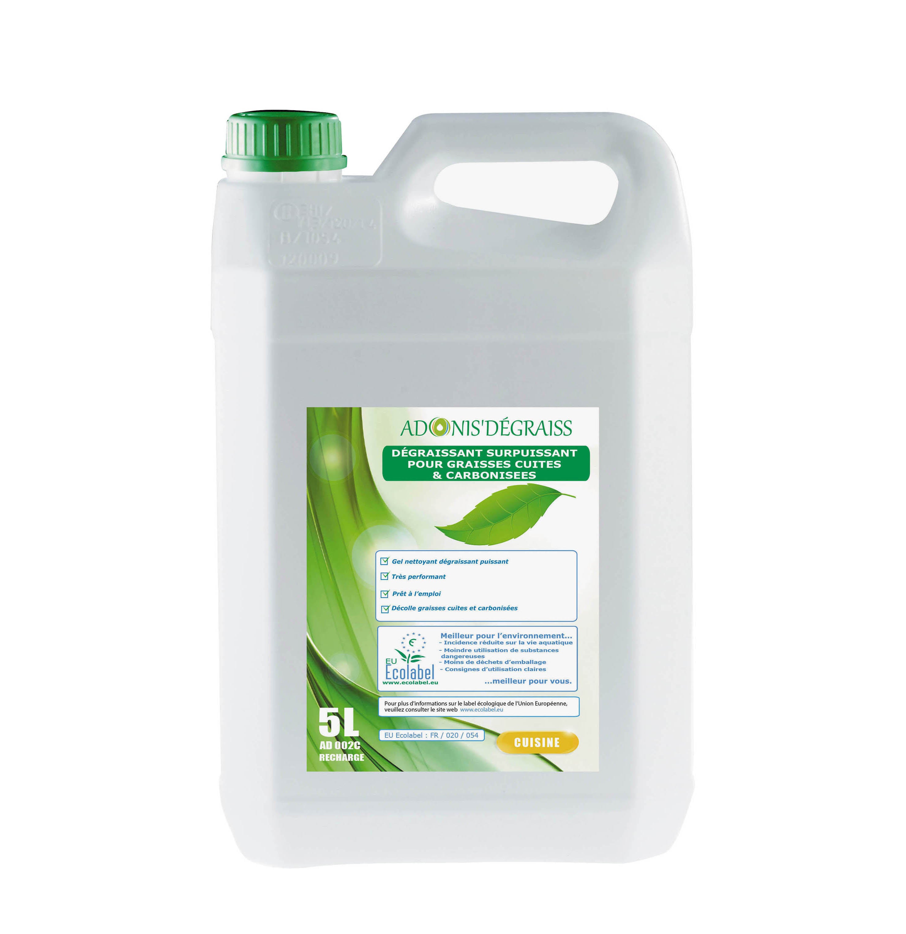 Dégraissant sols et surfaces écologiques Idegreen