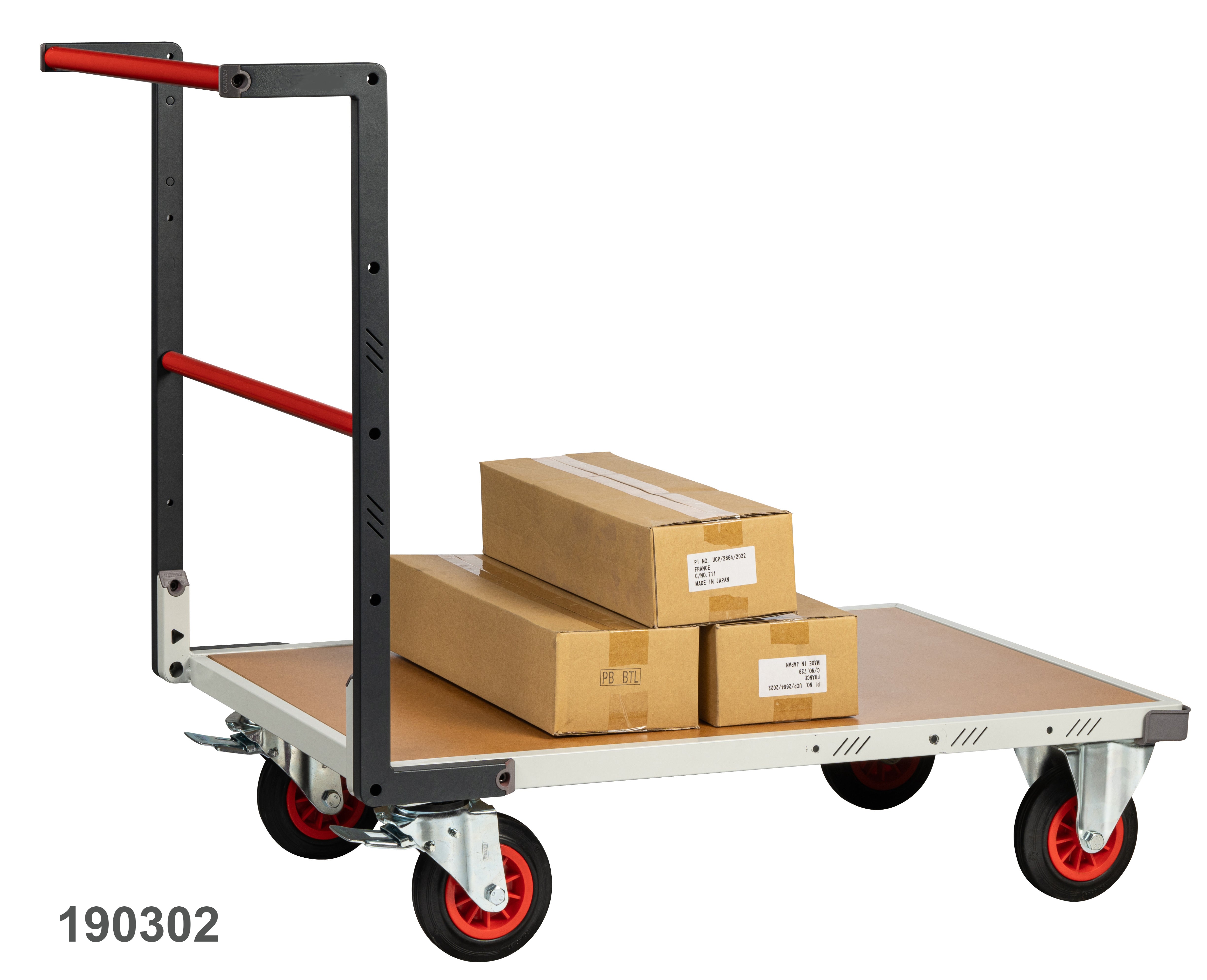 Chariot à dossier fixe