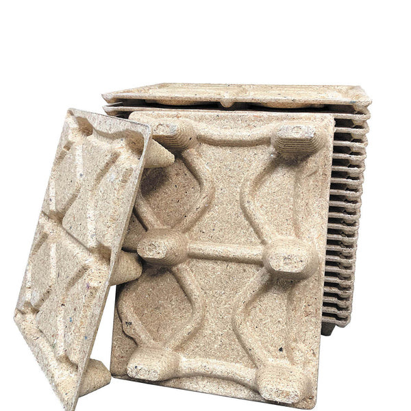 Palette En Bois Moulé Emboîtable - Capacité >500 Kg, Pour Stockage De Caisses & Colis