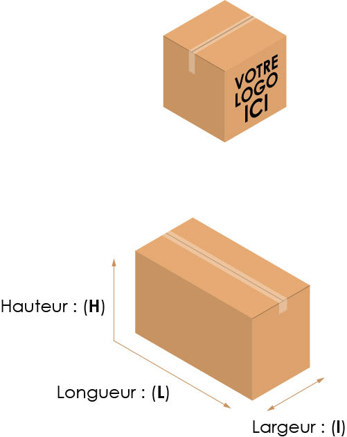 Caisse double cannelure