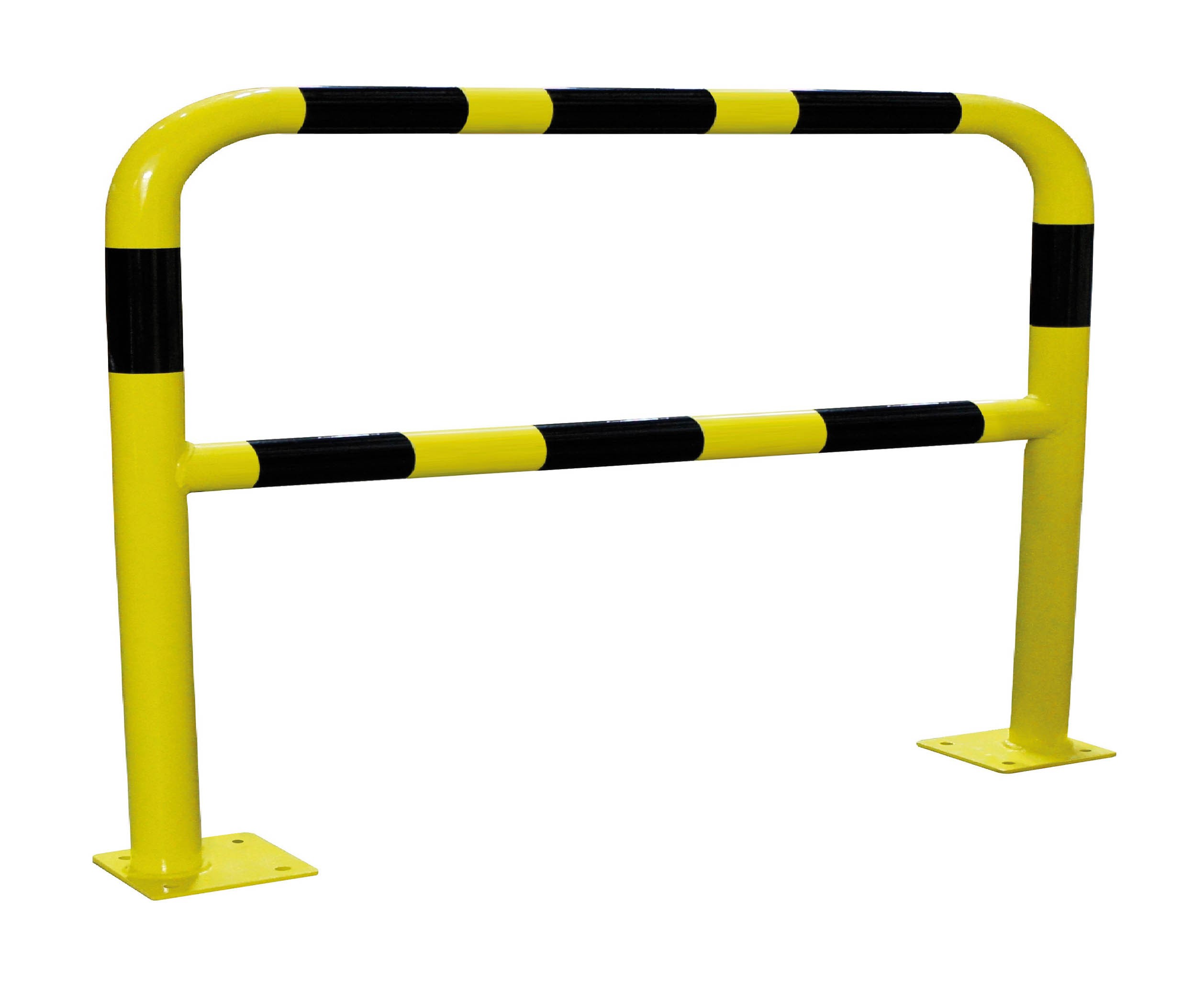 Barrière de sécurité acier jaune et noir 2000 x 1000