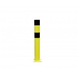 Poteau de protection jaune et noir 90 x 1200