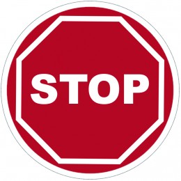 Panneau de signalisation stop