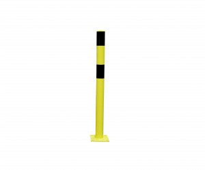 Poteau de protection jaune et noir 159 x 1200